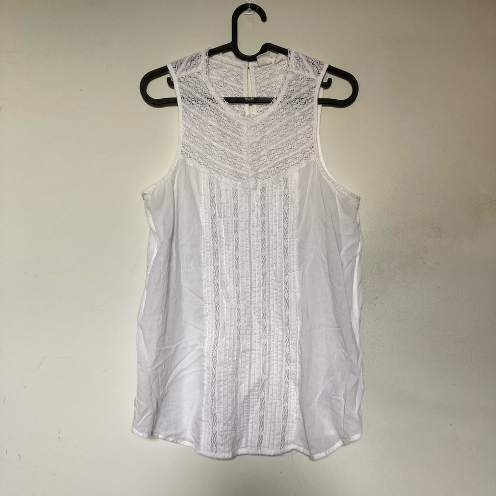 GAP High Neck Lace Blouse